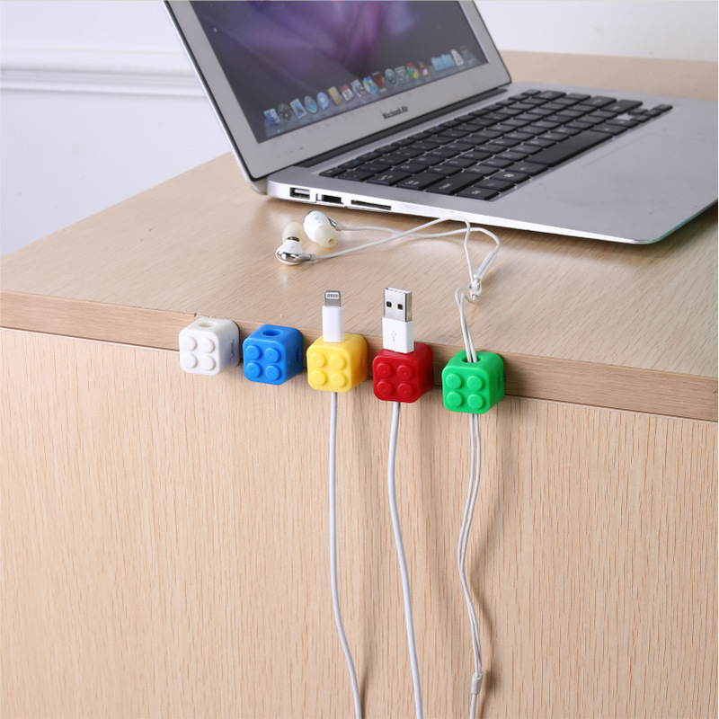 積み木固線器データ線通用神器磁気吸理器デスクトップケーブル集線携帯電話ケーブル収納|undefined