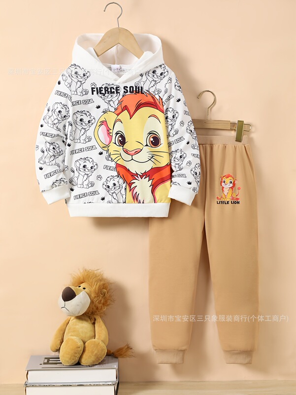 Boys' warm hoodie set, children's autumn sports set 男童卫衣|undefined