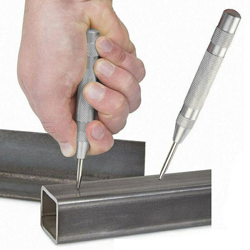 High hardness sample punch semi-automatic positioning center punch industrial grade cylindrical tip cone punch flat chisel drilling tool