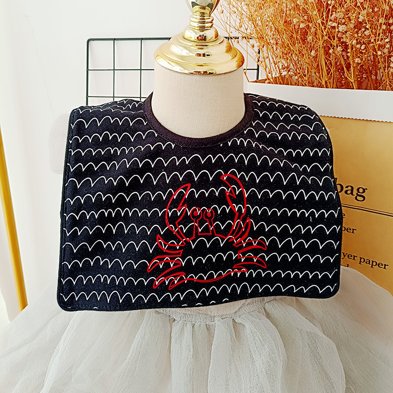 블랙 프린트 크랩 (방수)