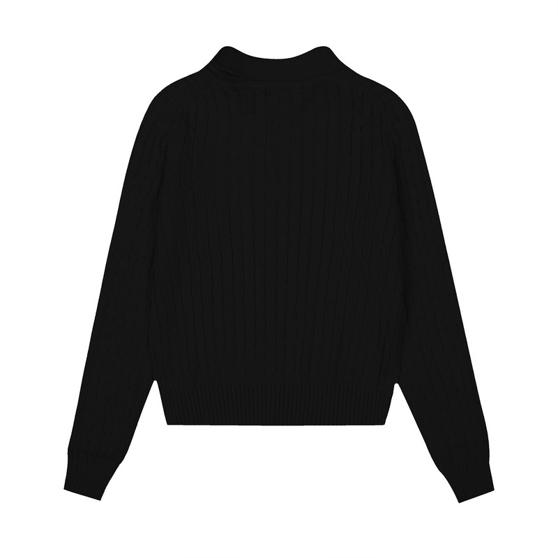 Ralph Lauren拉夫劳伦小标战马刺绣翻领麻花针织开衫休闲毛衣外套|undefined