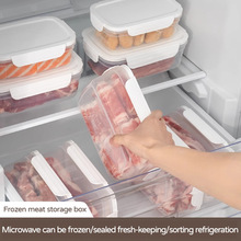 食物保鲜盒微波加热饭盒上班族便当盒冷冻层冻肉类冰箱水果收纳盒