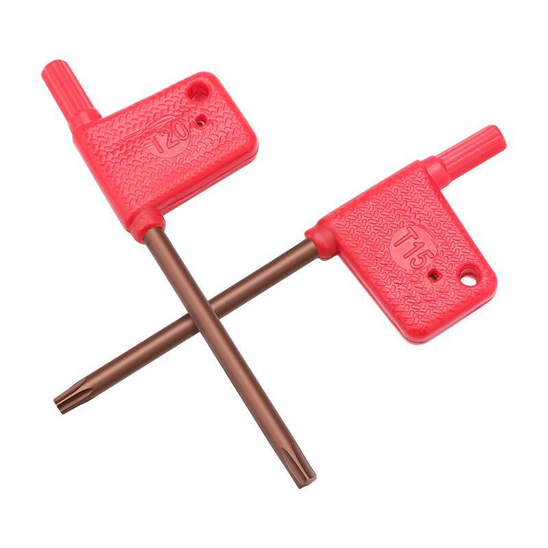 S2塑柄T柄梅花六角匙（镀铬）T8 T10 T15 T20 T25