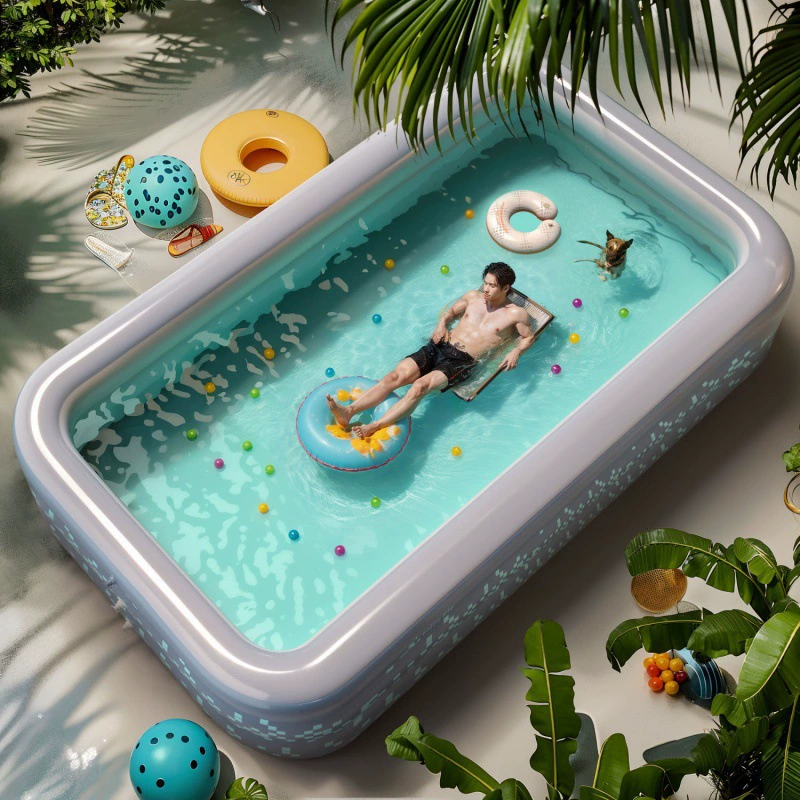 [Inflatable pool swimming children's home large充气泳池]