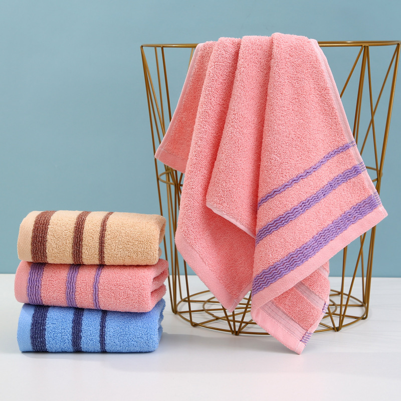 Pure cotton towel wholesale labor protection gift plain household face towel adult stall running river and lake bath towel