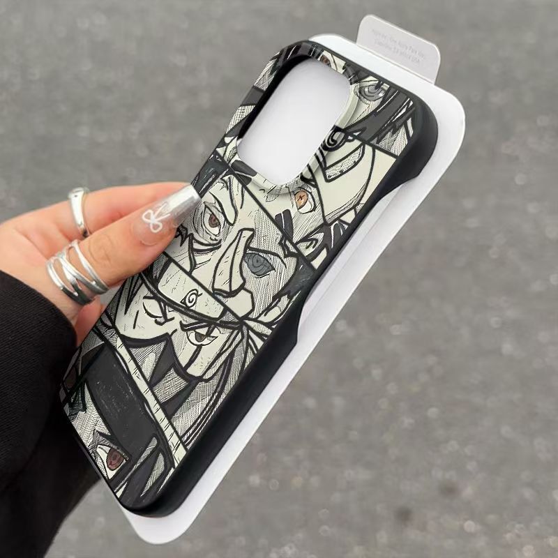 Half-Pack Hollow-Out Naruto-Themed Case Suitable for Apple 16 Pro Max, iPhone 15/12/14/13/12 Soft Case Half-Pack Hollow-Out Naruto-Themed Case Suitable for Apple 16 Pro Max, iPhone 15/12/14/13/12 Soft Case