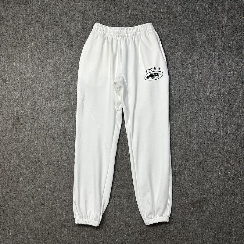 Marca de moda alta calidad isla impreso con capucha suéter casual sweatpants traje