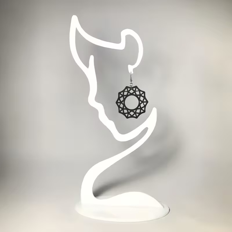 A 3D-Printed Earring Display Stand, Suitable for Home Furniture Storage A 3D-Printed Earring Display Stand, Suitable for Home Furniture Storage