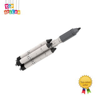 C9205 Full Graded Rocket Roscosmos Angara A5 with 4 Side Boosters 379Pcs
