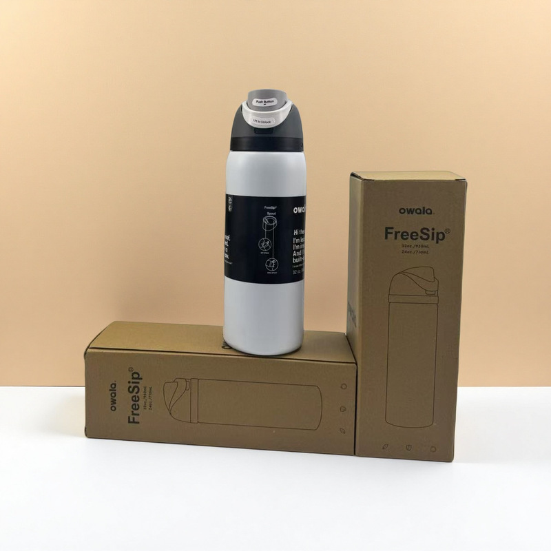 新款Owala32oz24oz运动水壶304不锈钢保温杯户外便携手提式双饮杯|undefined