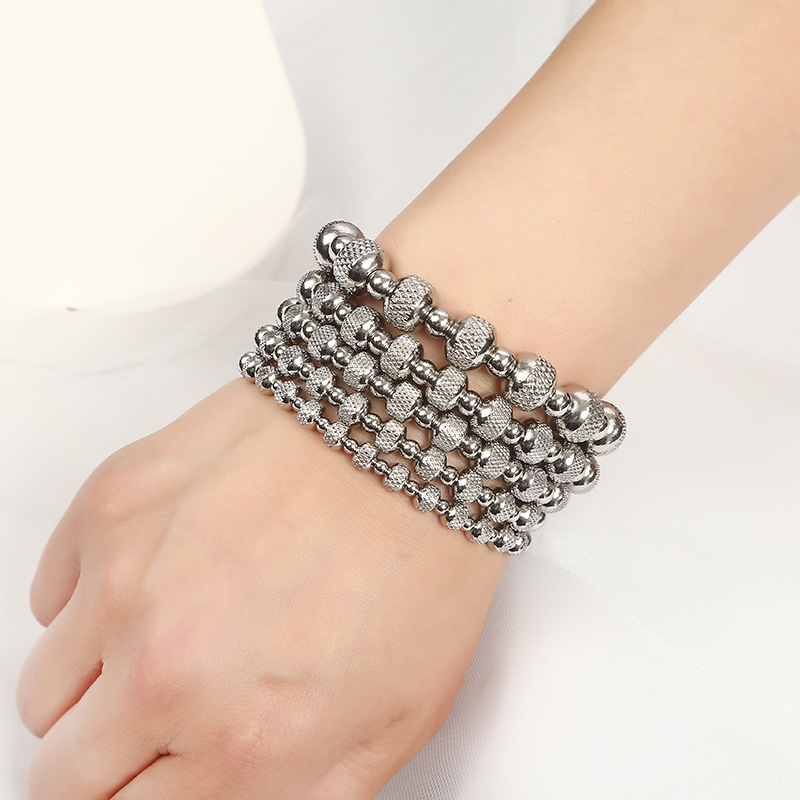 22g Weight 304 Stainless Steel Pendant Material Bracelets Classification 304 Stainless Steel Chain Material 1 Piece Quantity Holiday, Daily Occasion 304 Stainless Steel Material Geometric Pattern Unisex Gender Plating Design Basic, Modern Style, Classic Style Style Basic Modern Style Classic Style Geometric 304 Stainless Steel Bracelets In Bulk 1