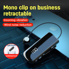 F901 ラベリア Bluetooth ヘッドセット FineBule ワイヤレス ステレオ コール振動伸縮ヘッドセット