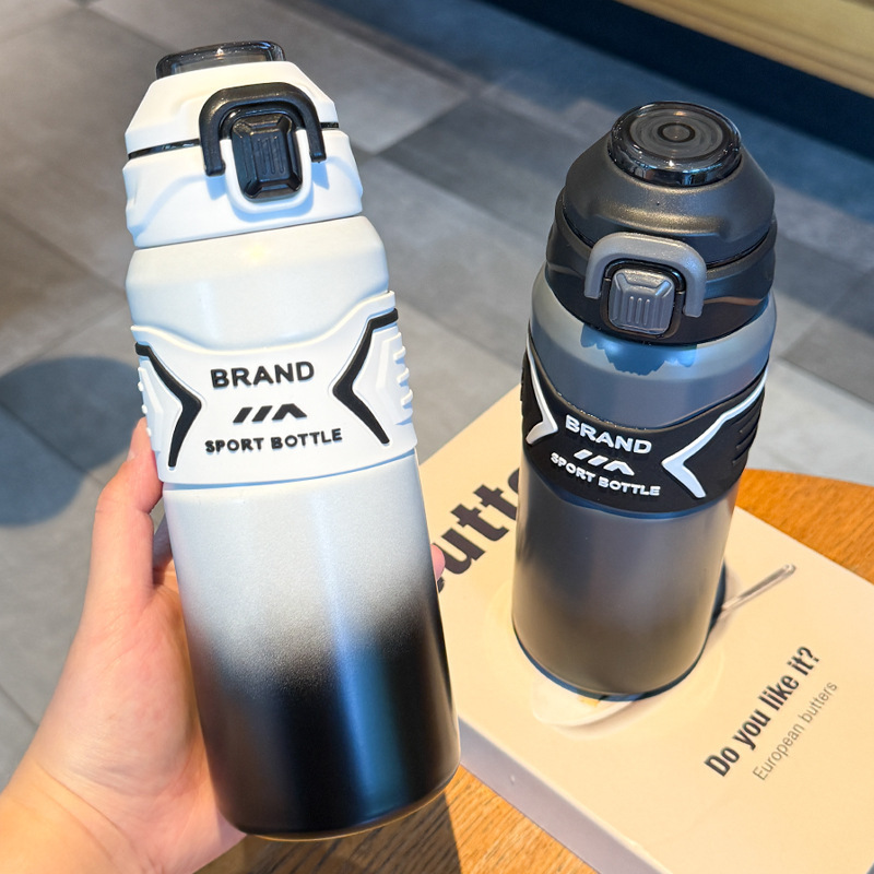 新しい 316 ステンレス鋼スポーツウォーターカップ家庭用高価値ストロー断熱カップ大容量ポータブル落下防止ウォーターカップ|undefined