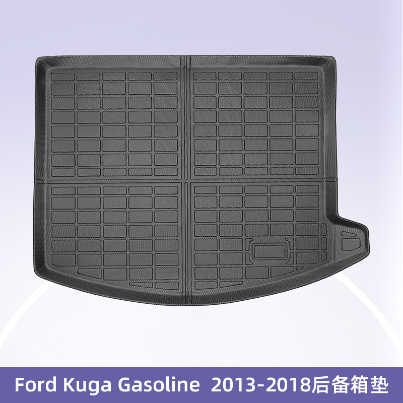 Europa para Ford Kuga 2013 - 2018 Combustible 3D todo el tiempo TPE cojín de piso para automóviles