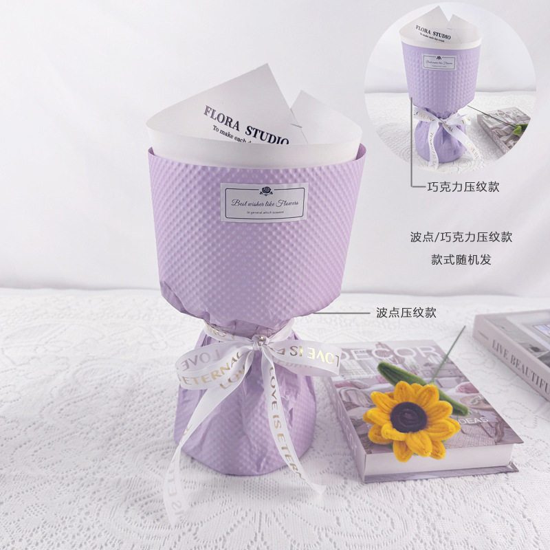 新しいワルツブーケ、半完成花殻、花泥ロリポップ、スナック、DIYフラワーアレンジメント材料、花売りの屋台|undefined