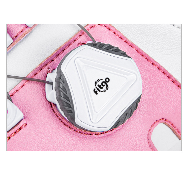 Giày golf trẻ em PGM thoáng khí chống trượt, dây giày xoay nút, đế EVA nhẹ — XZ099 bột trắng B, XZ099 Trắng Xanh lục huỳnh quang chi tiết 22