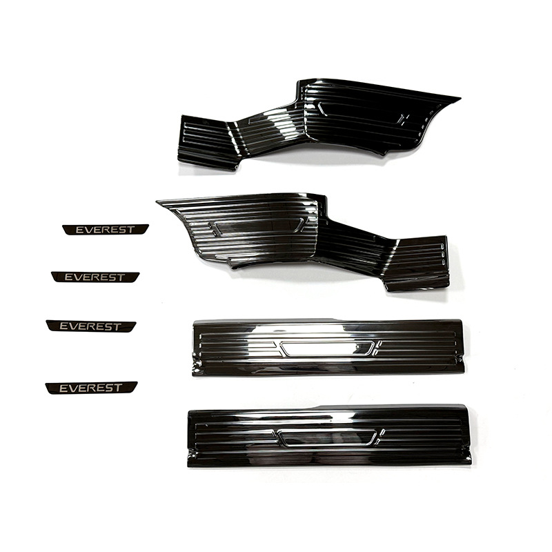 Suitable for 23 Models of Ford Everest Stainless Steel Threshold Strips Modified Welcome Step Plates Trunk Rear Guard Plate Tailgate