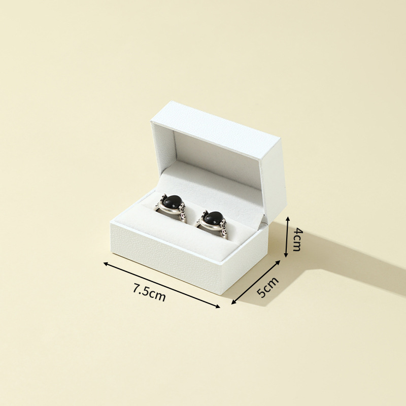 Spot caja de embalaje de joyería de ángulo recto propuesta de matrimonio anillo de confesión embalaje de anillo de diamantes caja de joyería caja de tapa de alta gama