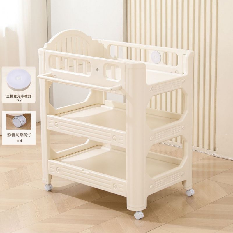 Cama multifuncional PE 3 - en - 1 multifuncional plegable para niños cambiando pañales tocando bañera estilo de alto valor facial