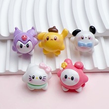 树脂配件亮面动物  奶油胶diy饰品 手机壳车饰贴片钥匙扣发夹材料