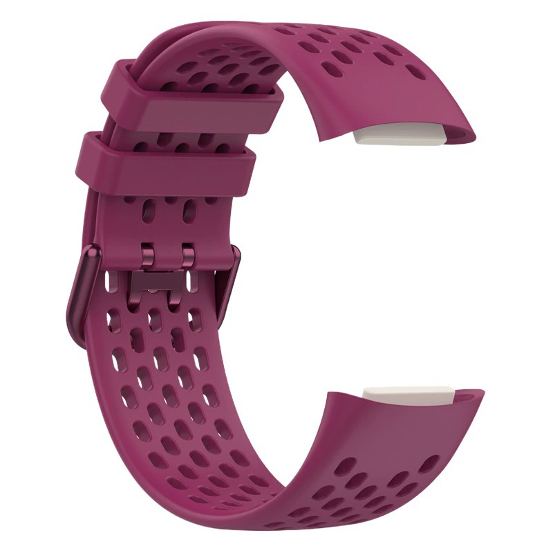 Подходит для Fitbit charge6 Hole Ремешок Спортивный дышащий charge5 Сотовый ремень с защитой от пота