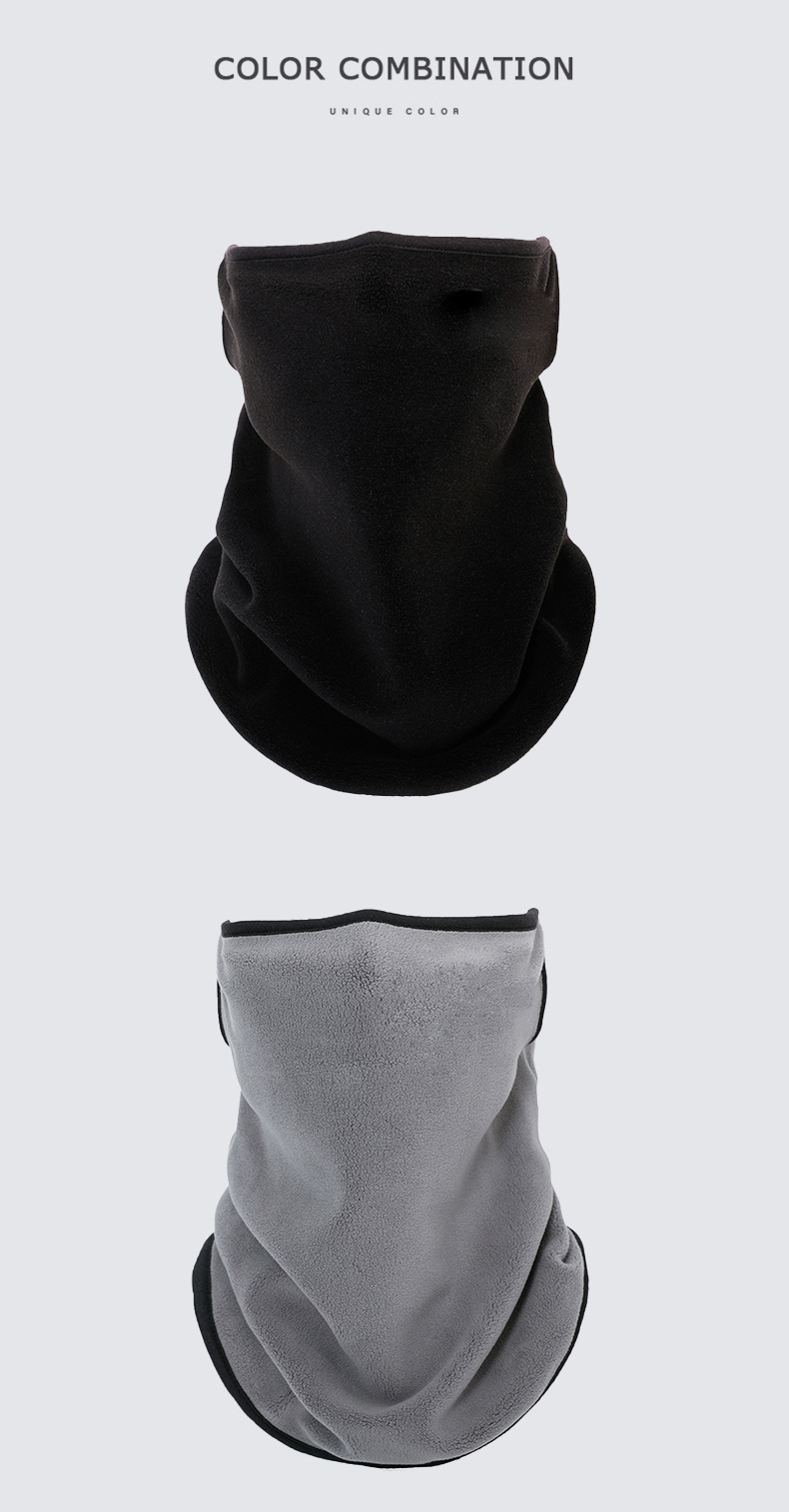 Maschera per le orecchie da ciclismo autunnale e invernale, sciarpa calda, copriorecchie monopezzo in velluto da donna, protezione, protezione per il collo da uomo_voghion.com