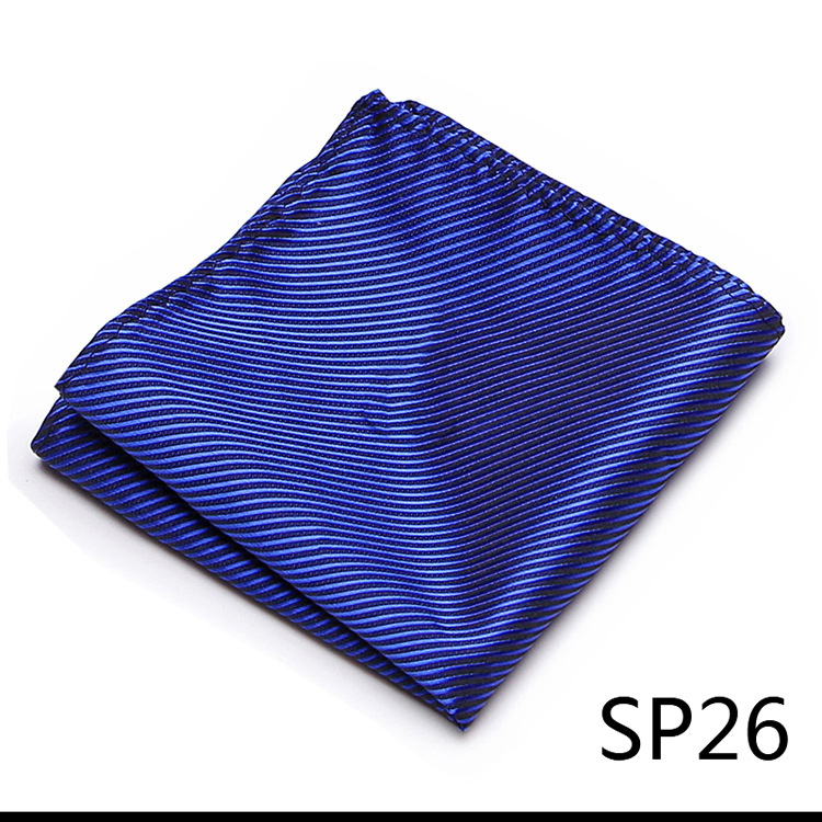Men's British patterned clean polyester silk square scarves for weddings, business suits, pocket scarves, shirts,_voghion.com