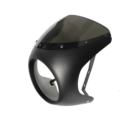 Bright black retro motorcycle Motorcycle Safety Supplies