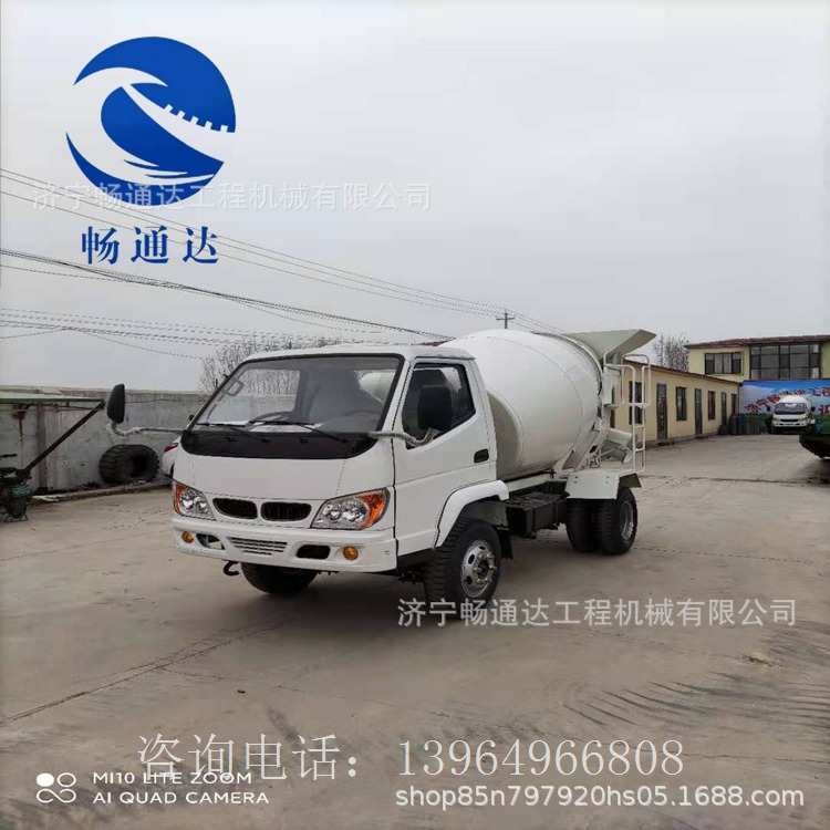济宁支持定制混泥土水泥车 移动2方3方4方5方建筑工地搅拌罐车