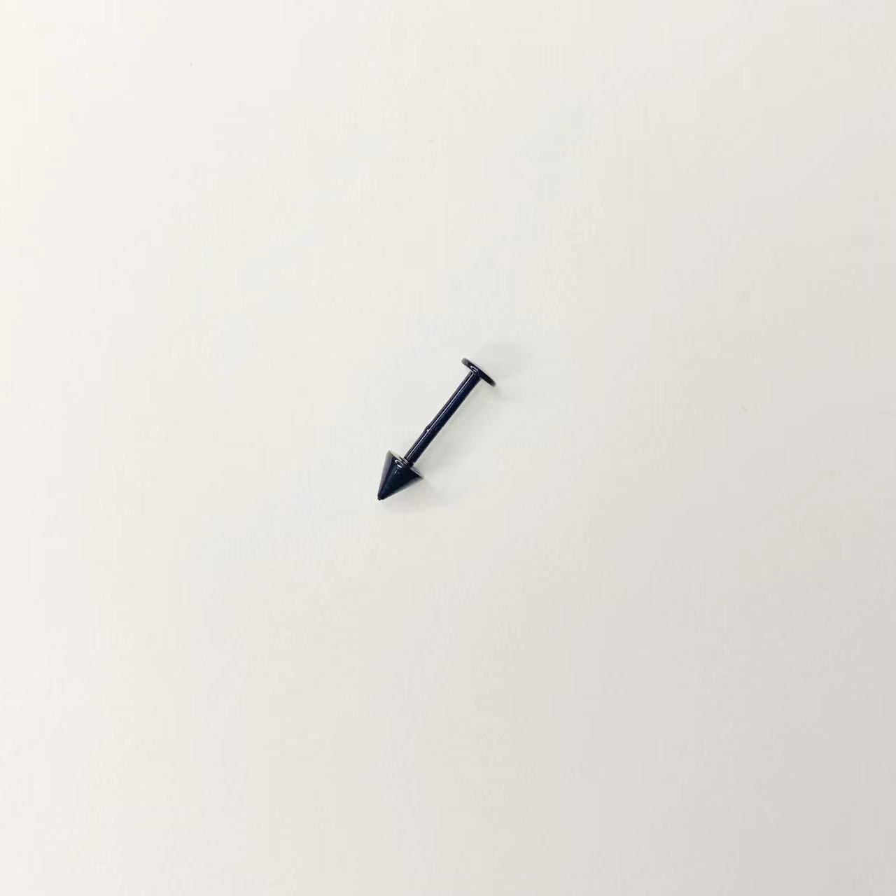Labret piercing jewelry detail image