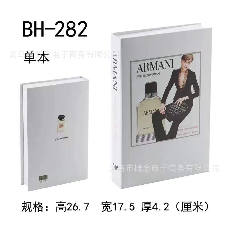 Nordic moderno libro falso plegable Inglés simulación libro accesorios de decoración libro Hotel hogar suave decoración libro