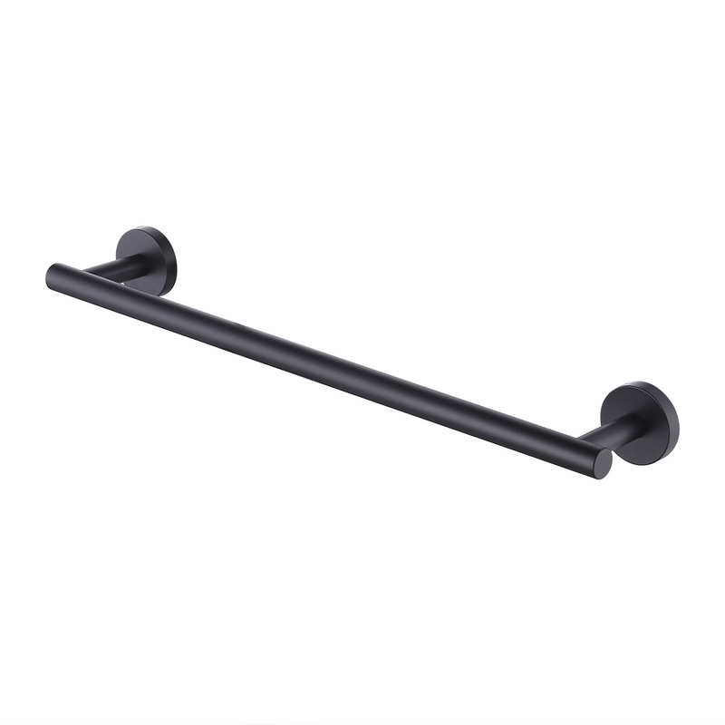 304 Stainless Steel 45cm Single Pole Towel Rack Hardware Pendant Black Brushed Gold Can Be Nail-Free and Punched