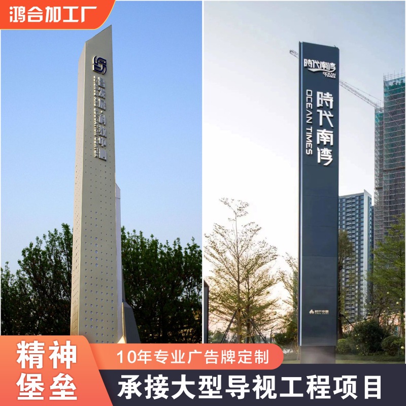立式导视图不锈钢指引牌落地展示支架广告牌商场超市景区展板商用