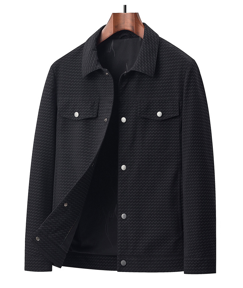 Arbeitsjacke Herren neue Herbst 2023 lässige Reversjacke für junge und mittlere koreanische Trendfrühlings- und Herbstkleidung_voghion.com