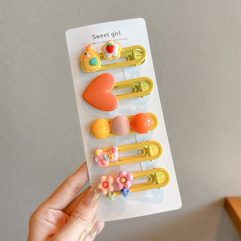 Bebé no duele el pelo del pelo fetal clip de pelo accesorios para el cabello hembra infantil clip de pelo niños horquilla accesorios pequeña princesa bebé tocado