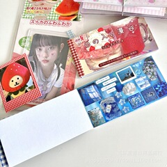 Yuxian ミニカットフィルムステッカーブック Old Dream Time Box シリーズ 古代スタイルハンドブック Guzi Guka 装飾コラージュ