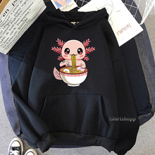 Cute Axolotl Lover Anime Japanese Food Hoodie Classic Hoodie