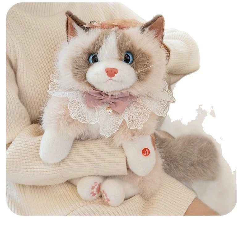 Реалистичный рюкзак, кукла, плюшевая игрушка, кот