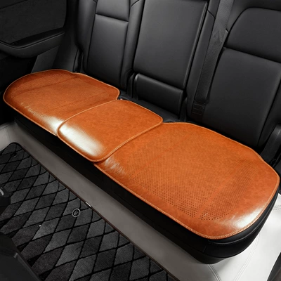 Seat cushion, seat cover Covers - type-a-oil-wax-leather-smoke-coffee-color-rear-seat