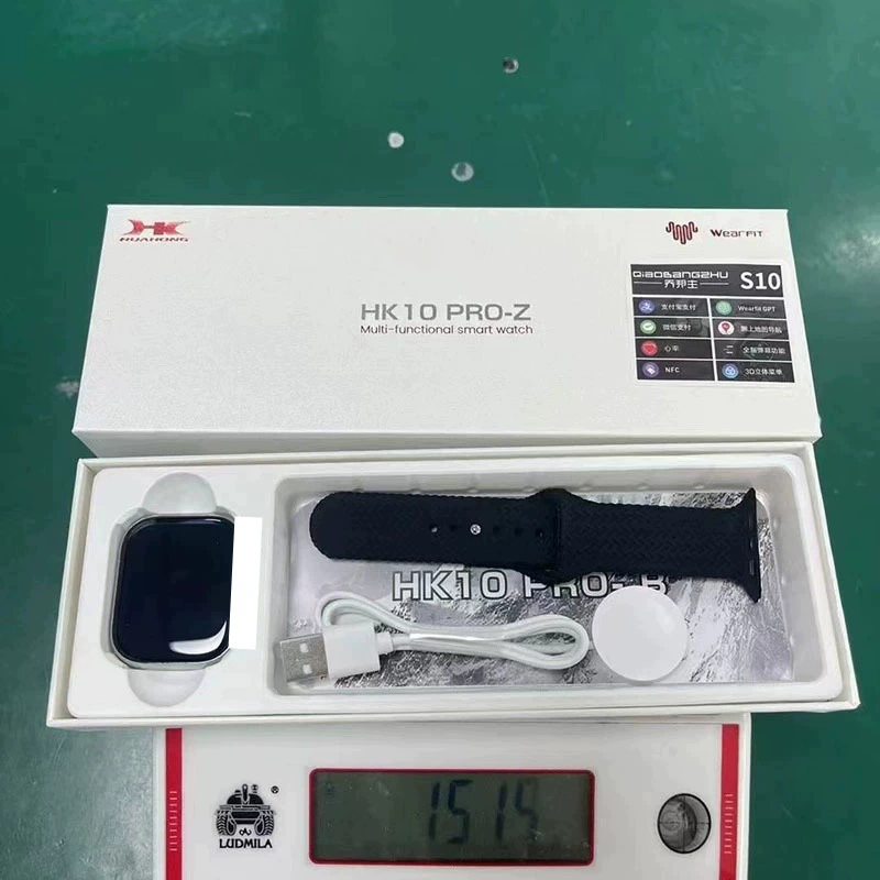 Смарт-часы HK10PRO-Z S10, ультратонкий корпус, умные спортивные часы, измерение пульса, NFC, двойная оплата, ChatGPT