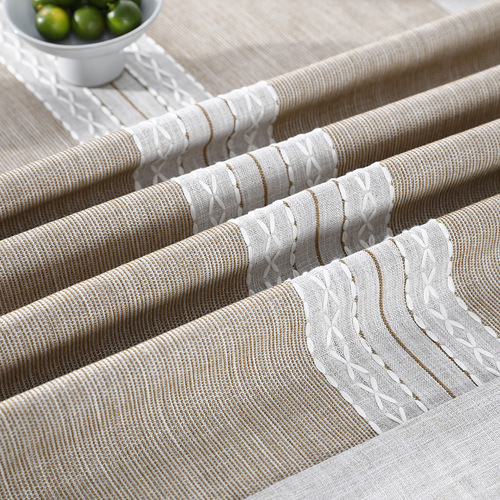 Nordic ins rectangular tablecloth coffee table mat table mat fabric embroidery jacquard tassel household dustproof cover towel wholesale