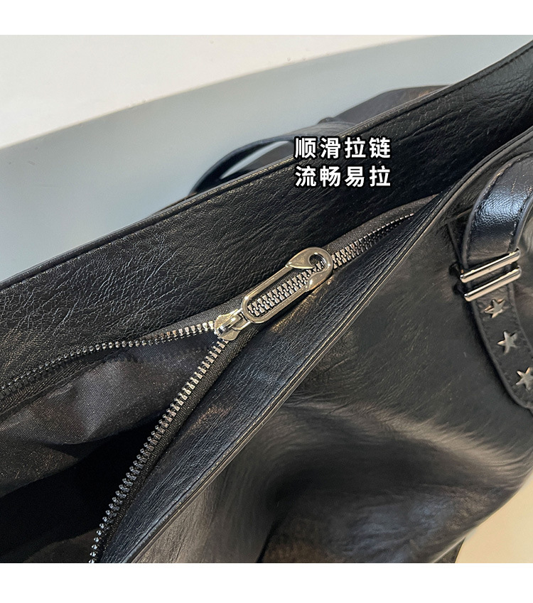 Cross-border large-capacity tote bag for women 2024 New style fashionable single-shoulder bag, retro simple casual crossbody bag for women undefined