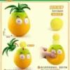 Soft rubber rotating pineapple