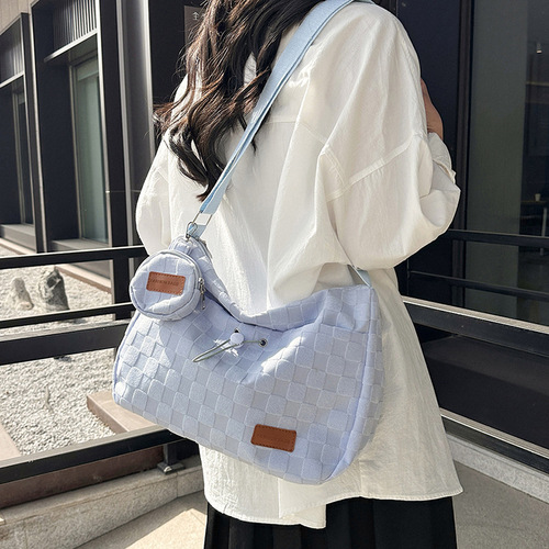 Shoulder bag women's Korean version new lightweight simple casual personality cross-body backpack college students campus trend shoulder bag