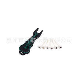 乐器配件 吉他配件 铬色镶玫瑰木拉线板