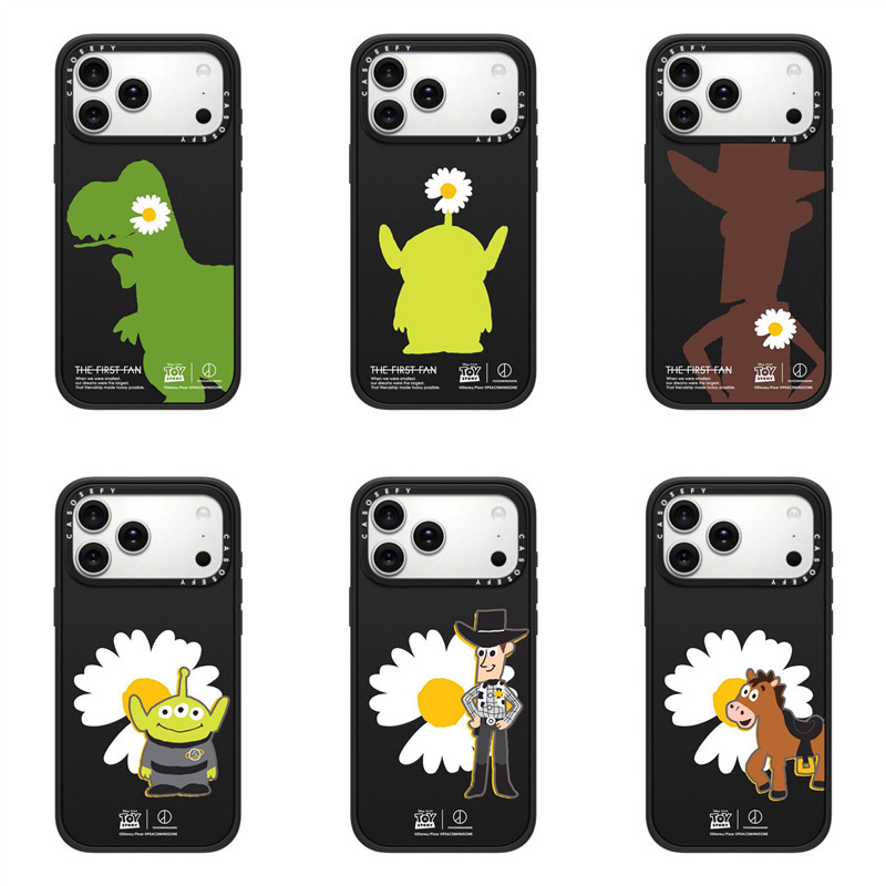 Casosefy's New G-Dragon & Daisy Toy Story Matte Black Phone Case Is Suitable for Iphone18Pro