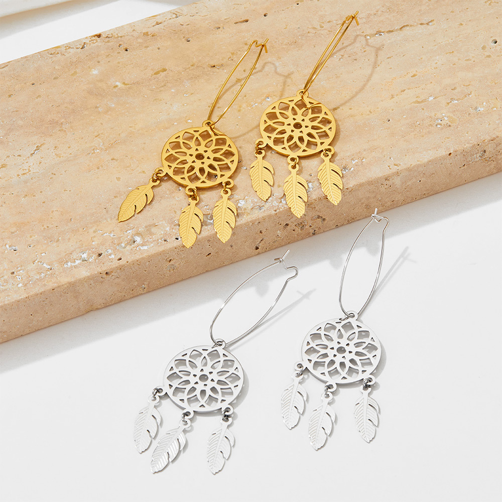 18g Weight 0.03µm-0.05µm Gold Plating Thickness PVD Coated Gold Plating Process 304 Stainless Steel Ear Needle Material 16K Real Gold Plated, Platinum Plated Plating Material Stainless Steel Modern Style Earrings