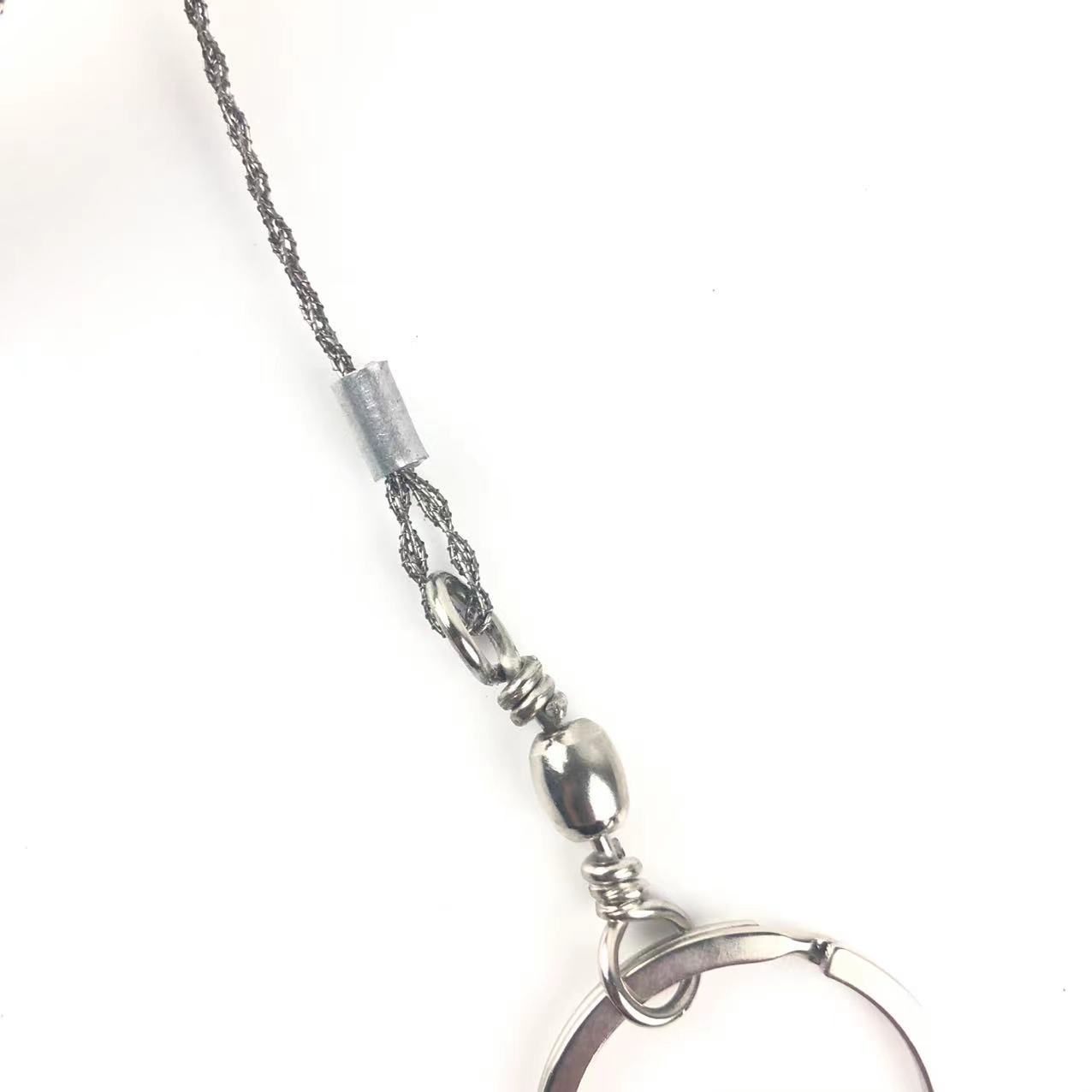 La curva de la supervivencia vio 360 grados de rotación al aire libre Cadena de sierra de alambre herramienta estanque de hierba de corte de la cuerda de sierra 10 M