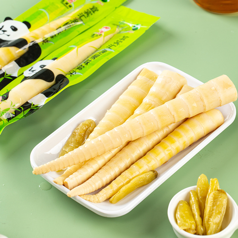 泡椒开袋即食清脆笋罗汉笋尖竹笋酸辣山椒休闲网红零食小吃解馋