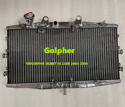 Factory direct sales of all-aluminum motorcycle radiator suitable for TRIUMPH ROCKET III 2300 04-16